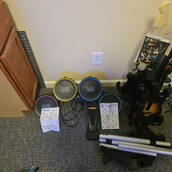 Rock Band Drum Set with Pedal
