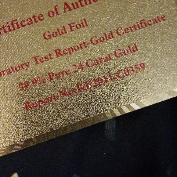 Exclusive 50%off Gold water resistant cards new nice trendy, stainless steel