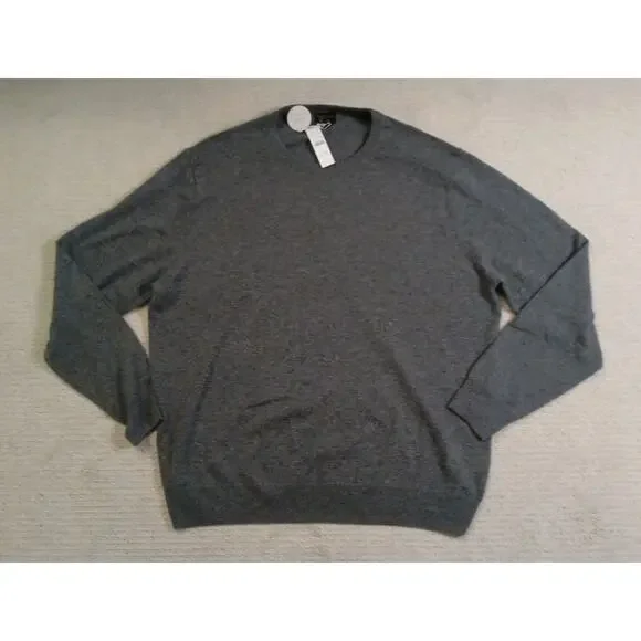 J. Crew Men's Crewneck Sweater in Heather Gray