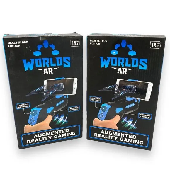 Worlds AR Augmented Reality Bluetooth Gaming Brand New Blaster Pro Edition Qty:2