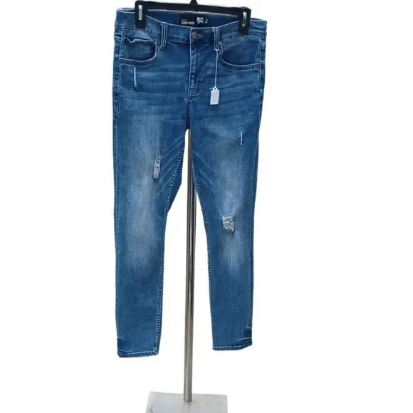 642520....High Waist RSQ Seattle Skinny Tapered Jeans Size 30X30, 9