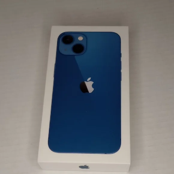 Empty Box Apple iPhone in Blue