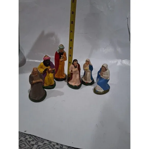 Vintage Nativity Figures Lot