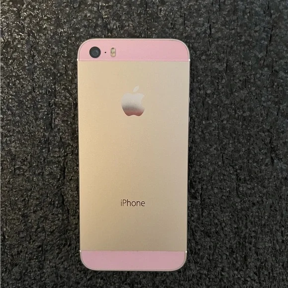 iPhone 5se 1st Gen 32gb Gold Housing + Pink Top /Bottom glass Factory Unlocked