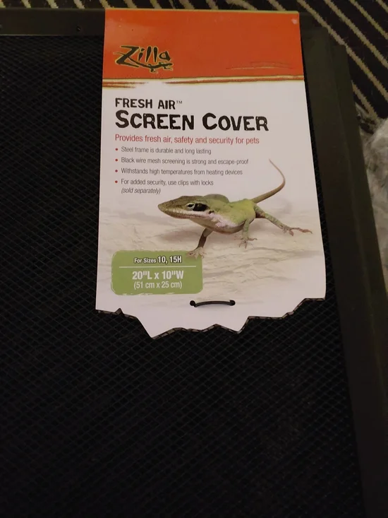 Zilla Fresh Air Screen Cover - 4 Black Screens