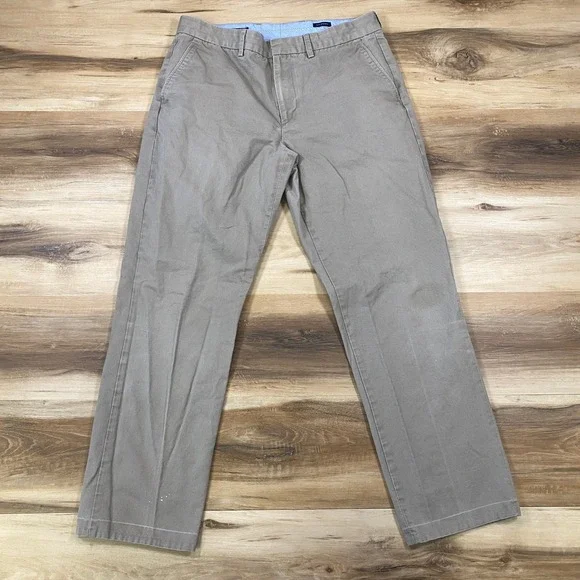 J.Crew Chinos Mens 32x30 Slim Bedford 100% Cotton Minimalist Classic Tan Brown