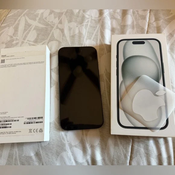 Apple iPhone (Black) with Original Packaging