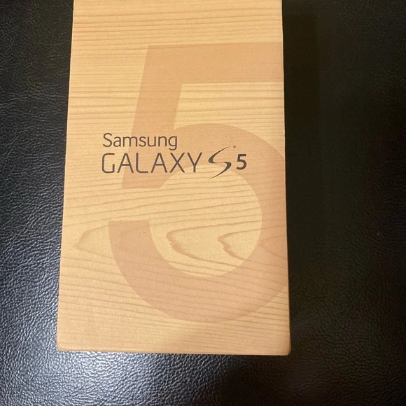 Original empty box from Samsung Galaxy S5