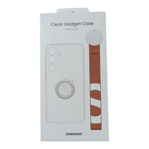 N7-N Samsung Clear Gadget Cover Kickstand Case Galaxy S24+‎ Plus With Strap