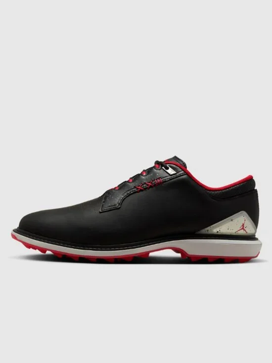 Nike Air Jordan ADG 5 Wide Spikeless Golf Shoes Black Red Bred Size 10 NWOB