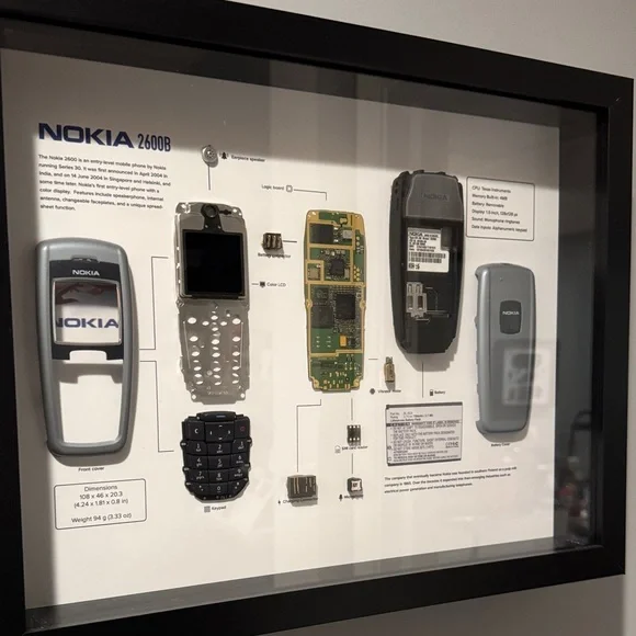 Nokia 2600B Gray and Black Display