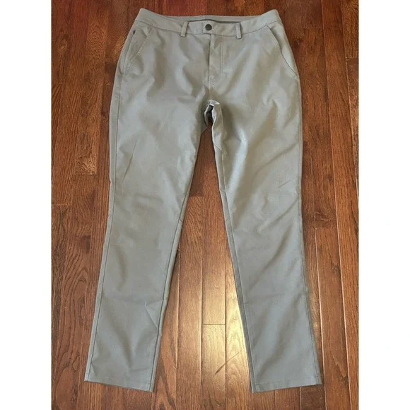 Myles Tour Men's Pants Gray 32x30 Athletic Slim