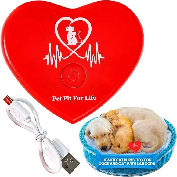 Rechargeable Red Heartbeat Simulator with USB Cord – Long-Lasting Heartbeat Toy