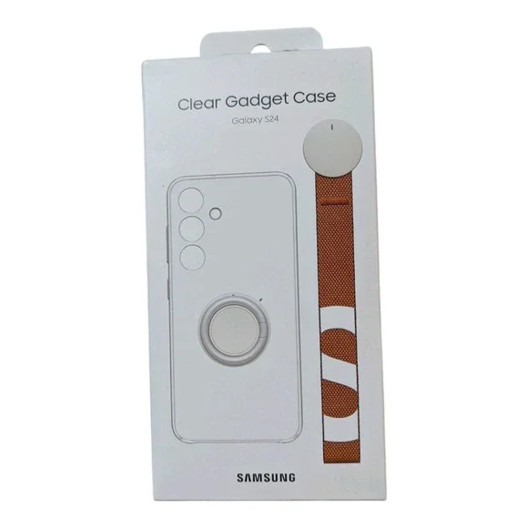 N7-N Samsung Clear Gadget Cover Kickstand Case Galaxy S24‎ With Strap