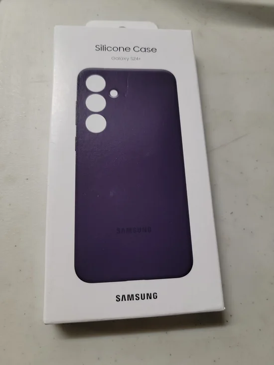 Samsung Silicone Case for Galaxy S24+ - Deep Purple