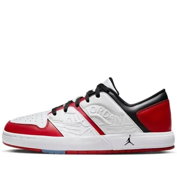 Jordan Retro 1 Low Varsity Red/Blk/W Men's 7, Women 8, Sneakers NEW