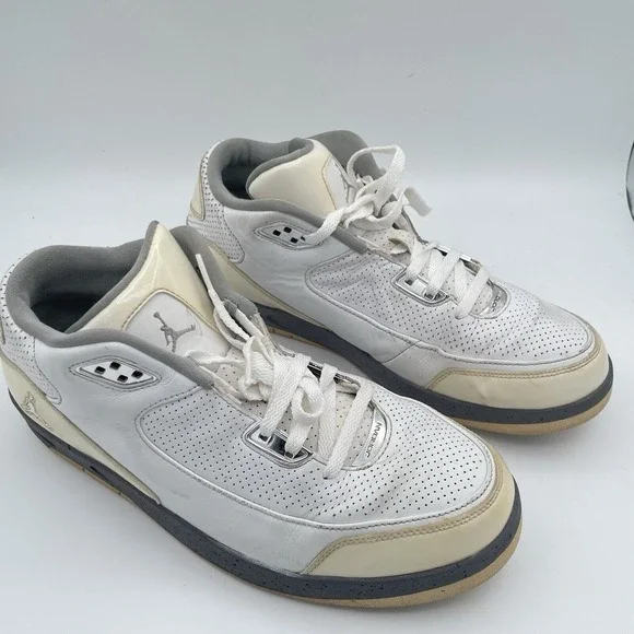 Jordan Courtside Mid White Metallic‎ Sneaker Basketball shoes Men's size 12