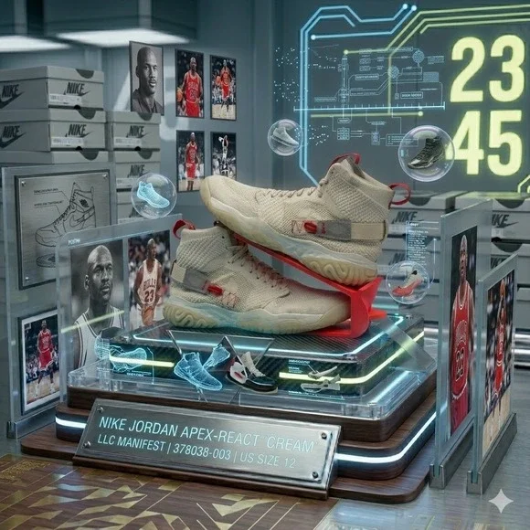 Jordan Apex-React Bio Beige BQ1311-206 Size 12