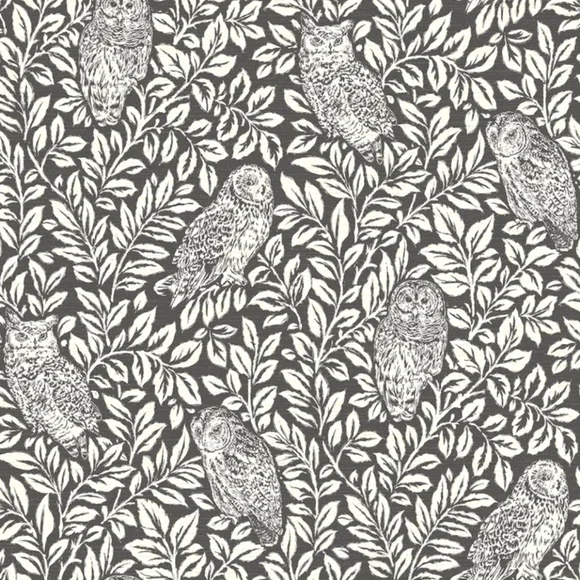 Wallpaper Parliament Owl Black &White