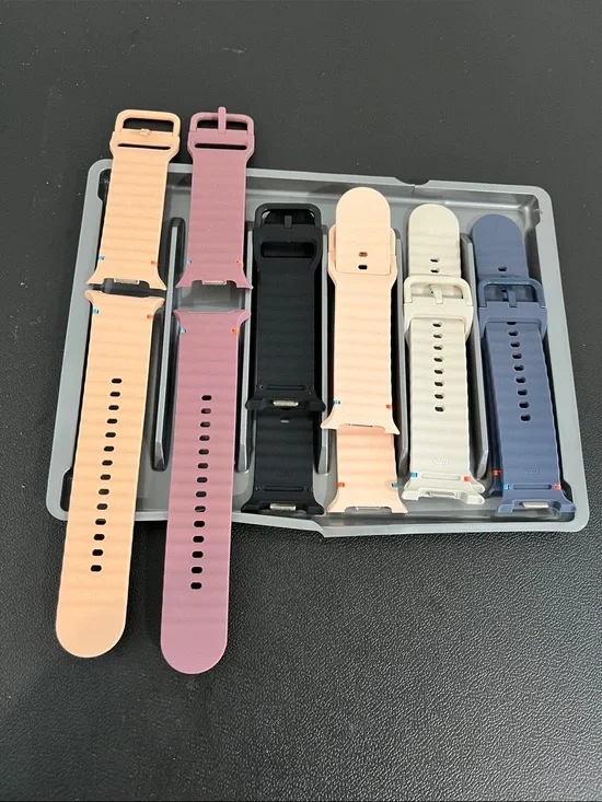 6 pc Silicone Replacement Smartwatch Bands - Samsung