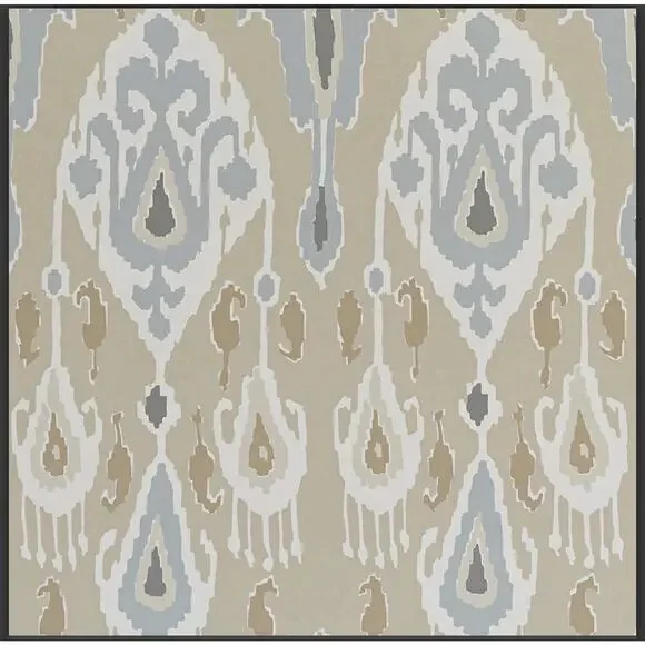 GP & J Baker Bokhara Ikat Sand Wallpaper Roll 52cm x10m – Anthropologie