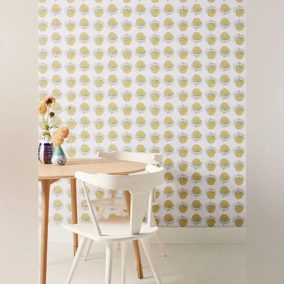 1.75 Rolls of SUNO for Anthropologie Designer Lemon Wallpaper- Retail $199/each