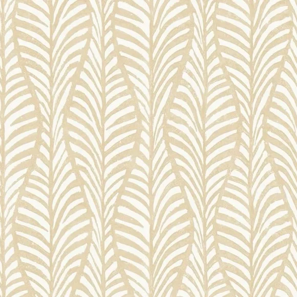 Tempaper & Co. Block Print Leaves Peel and Stick Wallpaper