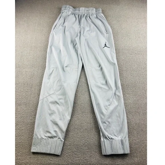 Jordan‎ Flight Outdoor Training Pants Men's Size S Grey Black Joggers 688527-012