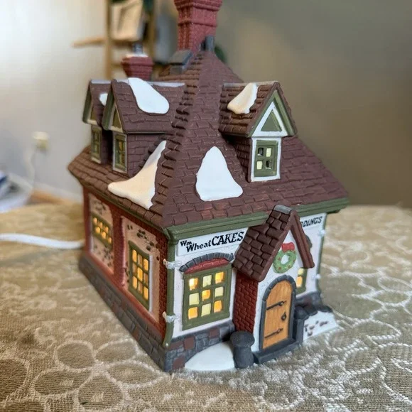 Dept 56 Dickens Village Wm Wheat Cakes & Puddings 5808-4 Retired w Box