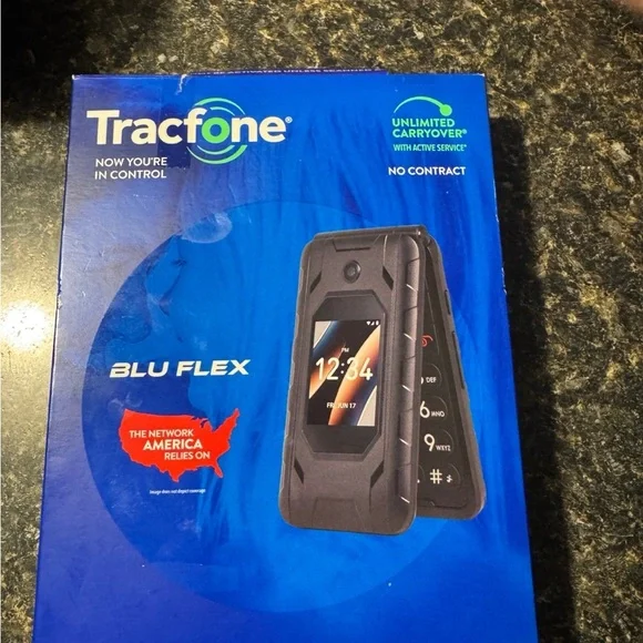 Blu Flex Black Flip Phone