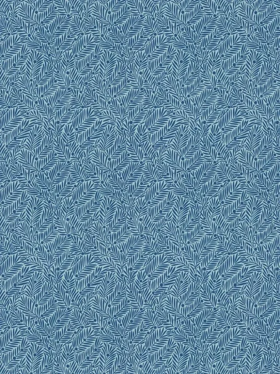 Morris & Co Wallpaper Yew & Aril / Indigo Blue / Morris Bedford Park Collection