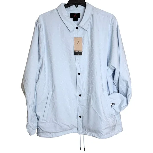 Jordan Essentials Mens Coaches Jacket Sky J Light Blue XXL DV7616-411‎