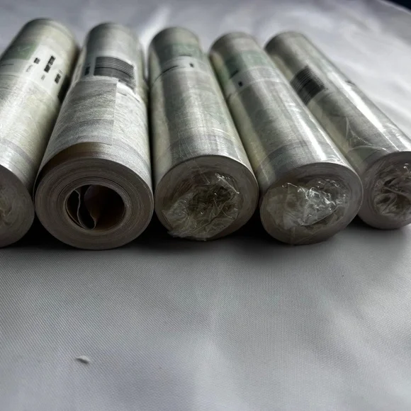 Parkview Wallcoverings Prepasted Washable Wallpaper Rolls Green Texture Pattern