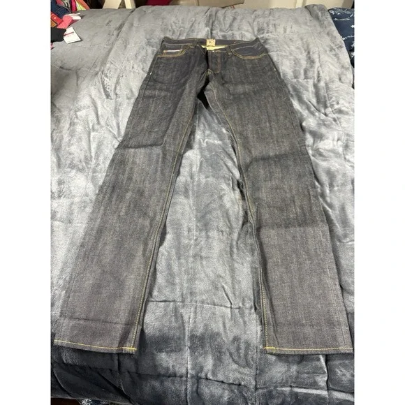 PRPS Windsor Fit Japanese Salvage Navy Stretch Skinny Fit Denim Jeans‎ Size 29