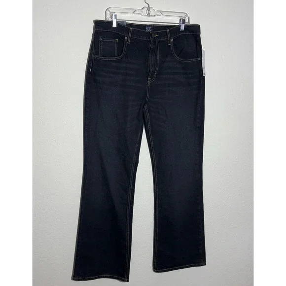 BDG Urban Outfitters Jeans‎ Womens 32 Black 90's Bootcut Western Cowboy 35x32