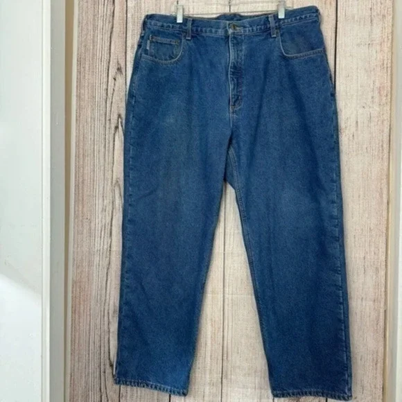 Carhartt Mens Lined Jeans size 42X30