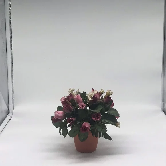 Faux potted florals