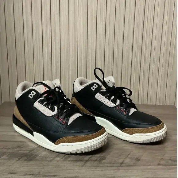Jordan 3 Retro Desert Elephant Sneakers Men's Size 7.5