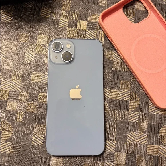 Apple iPhone in blue unlocked 128gb