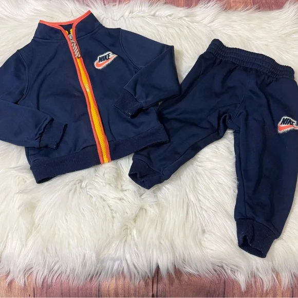 Nike Therma-Fit Tracksuit Set With Zip Jacket & Joggers - Toddler Size 2T
