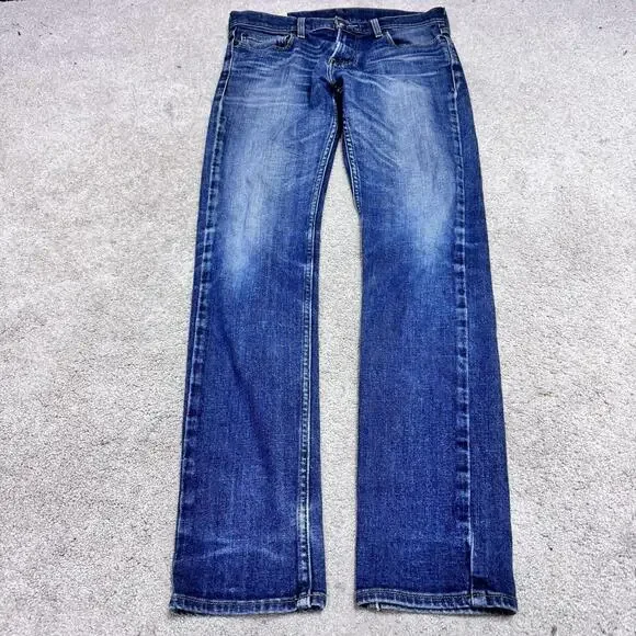 Hollister Jeans Men’s Blue Skinny Pockets Size 30x32