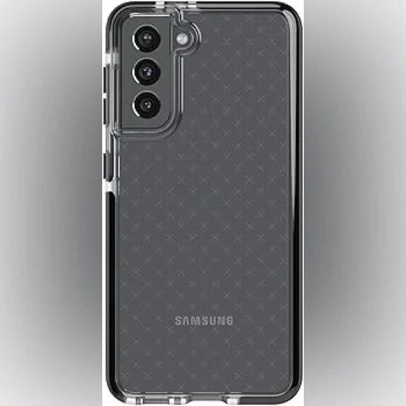 tech21 Evo Check Phone Case for Samsung S21 5G | Smokey Black