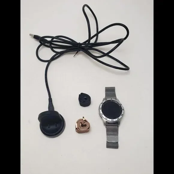Samsung Galaxy Silver Watch SM-R805U 46mm LTE Unlocked With Bands‎ And Charger