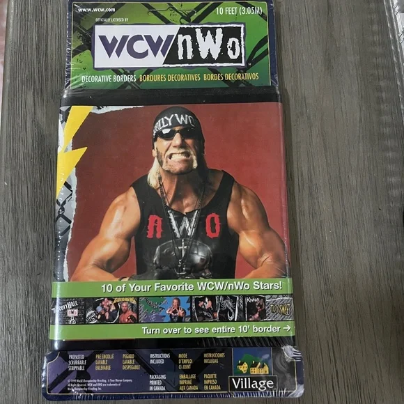 90s WCW / NWO Wrestlers Decorative Borders for Walls