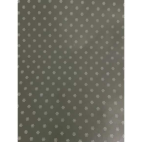 Vintage Wallpaper 2 Rolls 21 Inches Wide Dark Green With White Dots