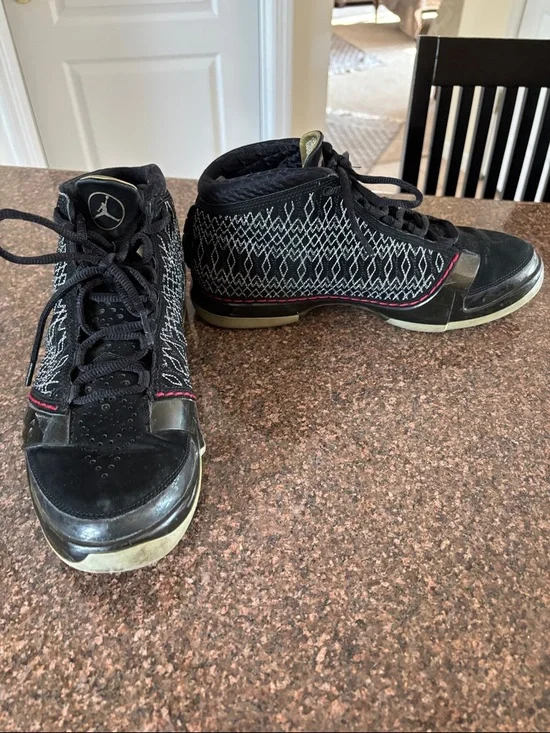 Jordan Men’s Black Stealth 23 OG Red High Top Sneakers-9-318376-001