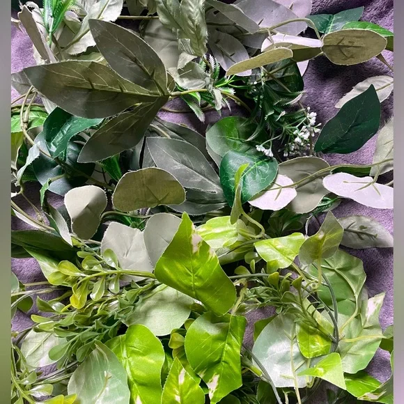 NWOT 2pk - Faux Floral Crafting Vines & Leaves - 9ft Each - Spring Wreath Making