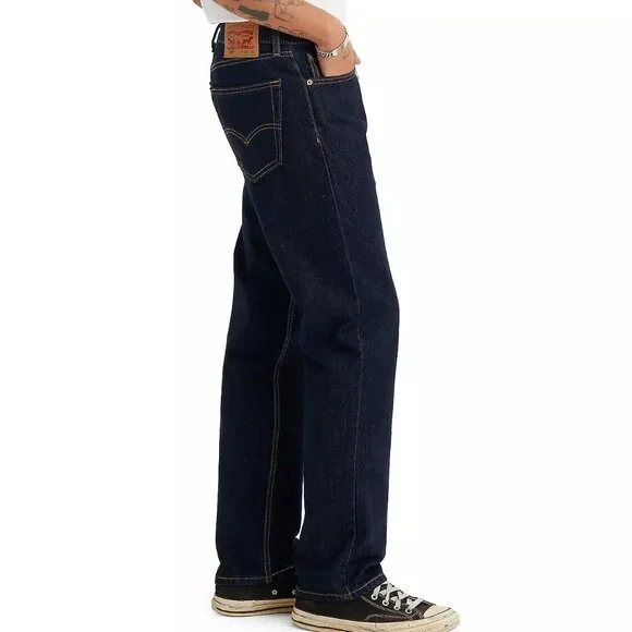 NEW NWT! LEVI'S 505 REGULAR ECO EASE STRETCH STRAIGHT LEG RELAXED INDIGO 38 X 30