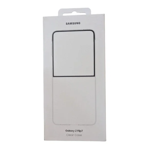 T5-U Samsung Clear Case Cover for Galaxy Z Flip7 (Protective‎ Adhesive Missing)