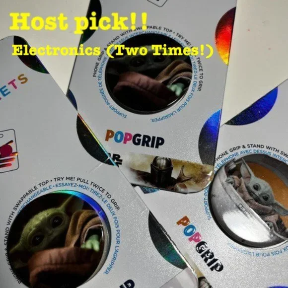 Star Wars Popsockets Cell Phone Grips and Stands‎ (New Set of Three ) (e/x)